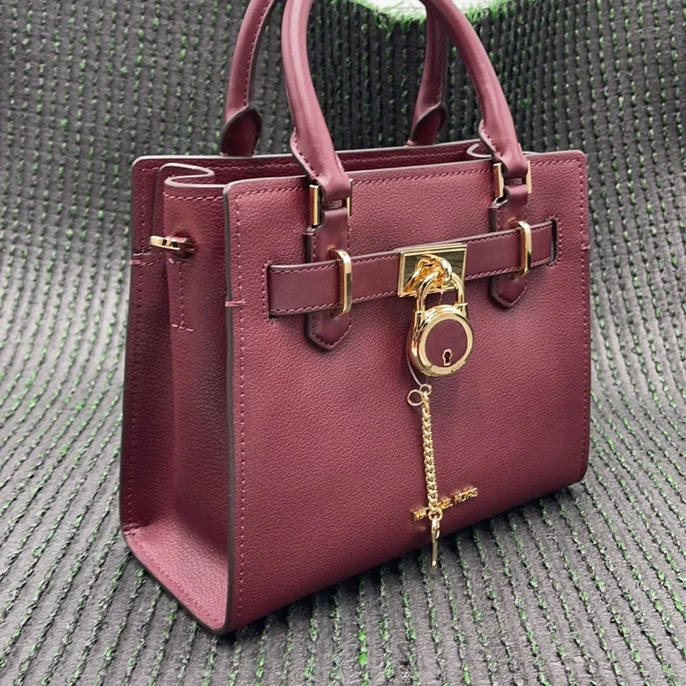 Michael Kors Hamilton Small Satchel Shoulder Crossbody Bag - Picture 3 of 16